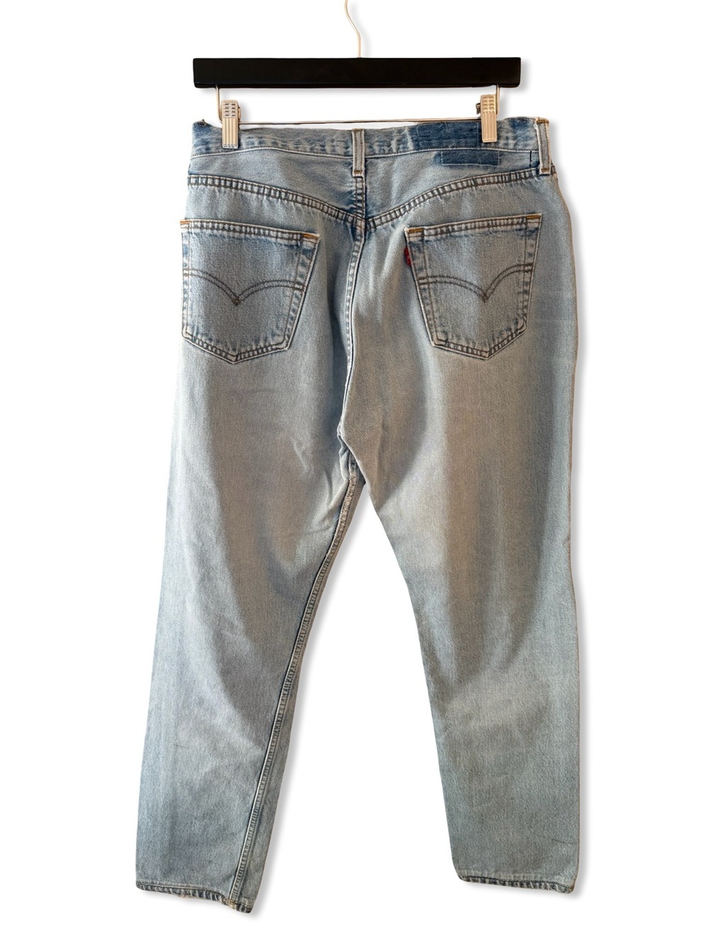 Aligrace Signature Baggy Straight Leg Jeans Light Medium blue Revolve $418 31 - Picture 8 of 13